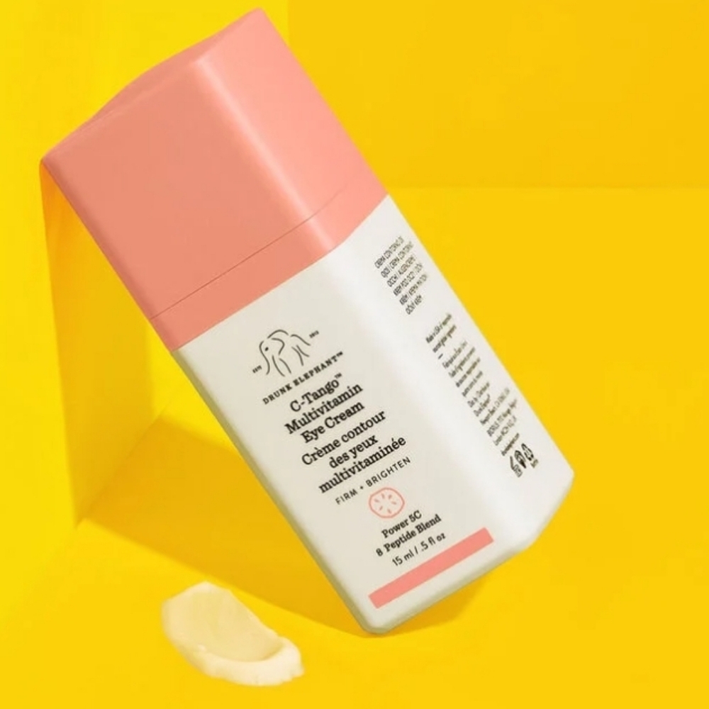 Drunk Elephant C-Tango Eye Cream - White and Pink